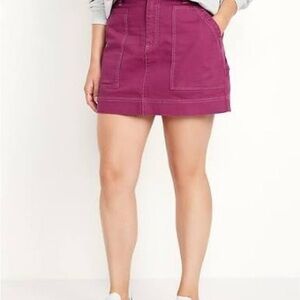 Plus Size Mini Skirt